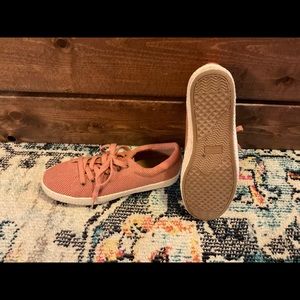 Pink Woven Canvas Shoe